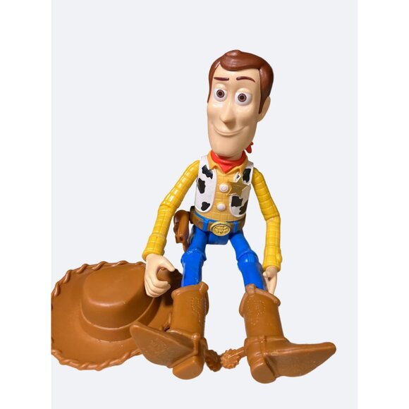 Disney Pixar Toy Story Woody 9" Posable Articulated Figure with Hat 2017 - Picture 10 of 10